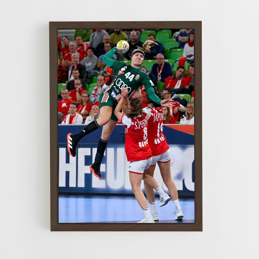 Poster Hungary de national – affiche Handball (vue 5)